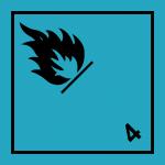 sign keywords :  blue burn chemical chemicals combustable combustion fires flame flames flammable flammable, hazard hazardous hazards hazmat hazzard highly when